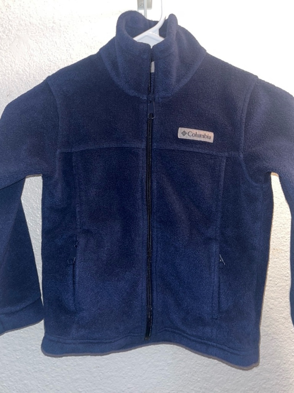 Columbia Kids Navy Blue Full-Zip Fleece Jacket